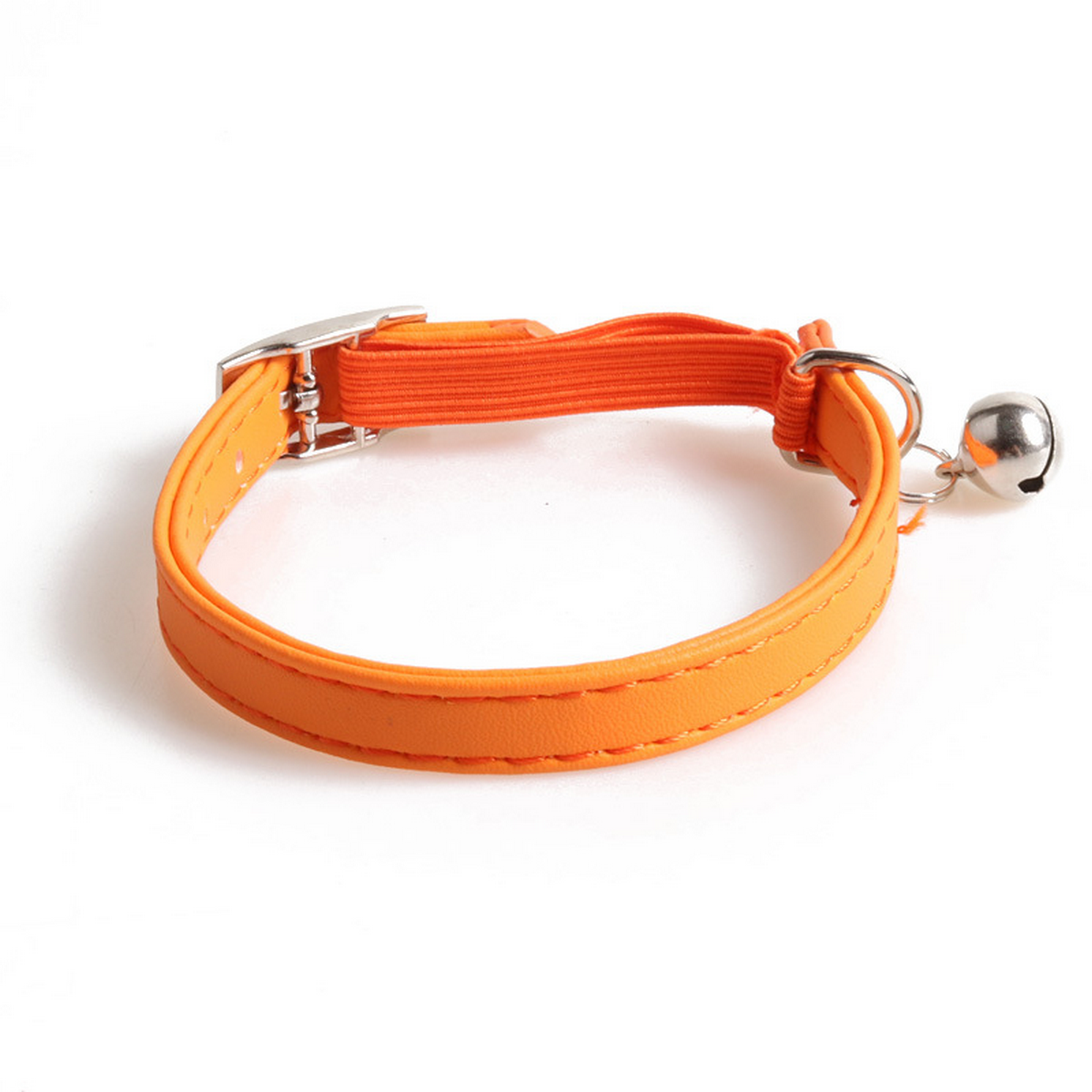 Macaron Color Cat Collar – Soft PU Strap_CWMM7616