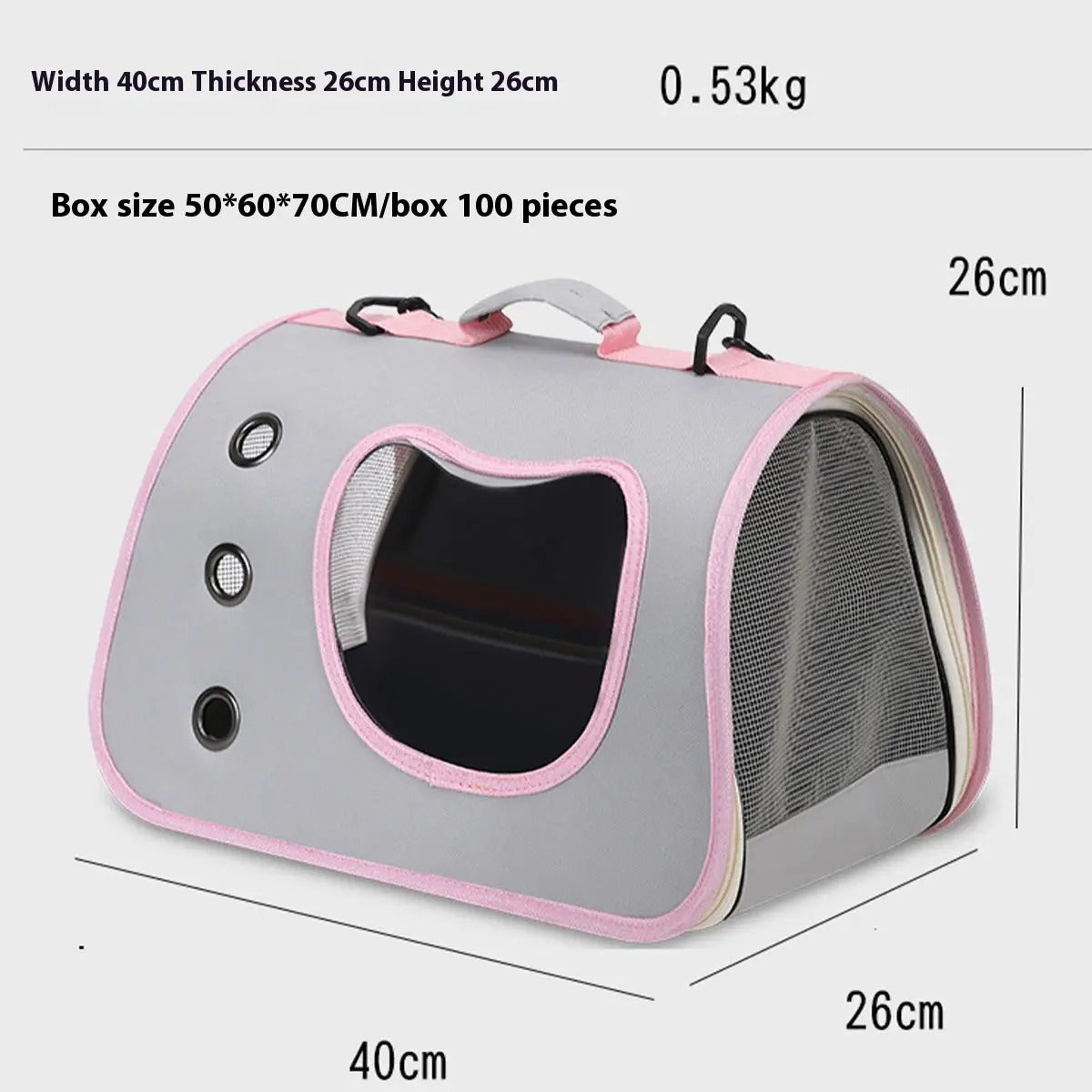 Large Capacity Pet Backpack for Cats & Dog_CWMM6037
