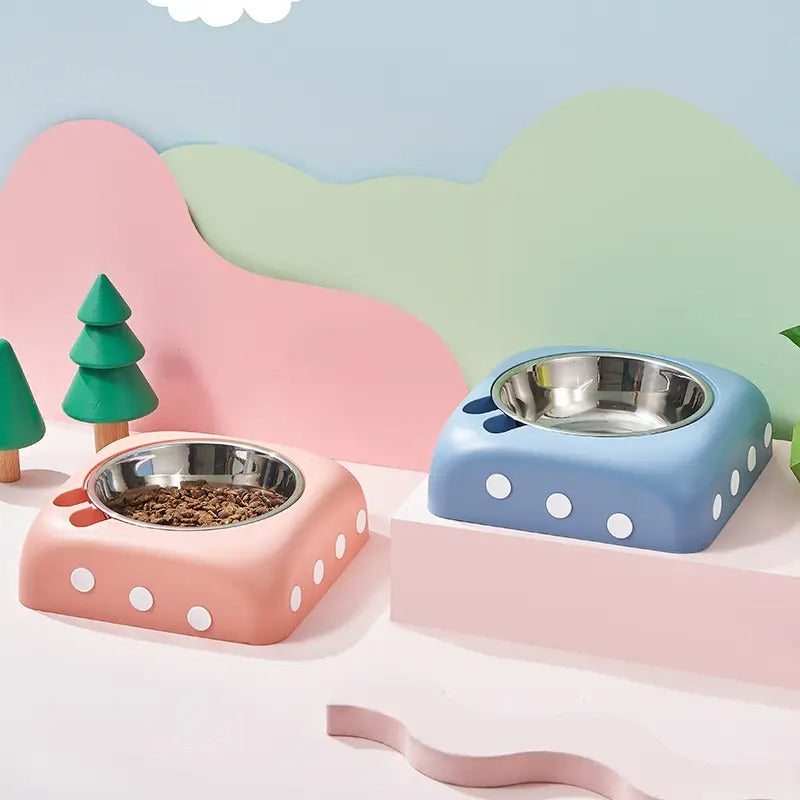 Big Dot Print Pet Bowl for Dog Cat Bowl Removable_CWMM5194
