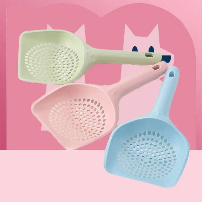 Cat Litter Scoop, Durable Plastic, Easy Cleaning_CWMM5174