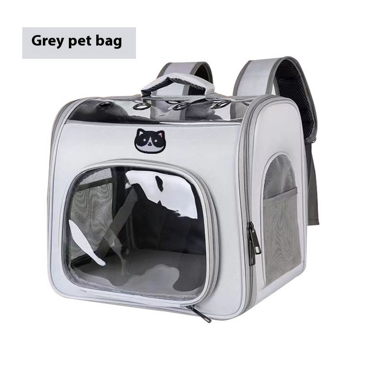 PawChic Solid Color Pet Backpack_CWMM6858