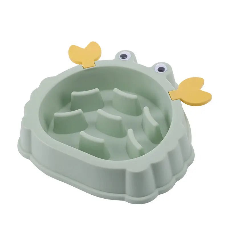 Crab Slow Feeder Pet Bowl, Non-Slip Dog Cat Bowl_CWMM5150