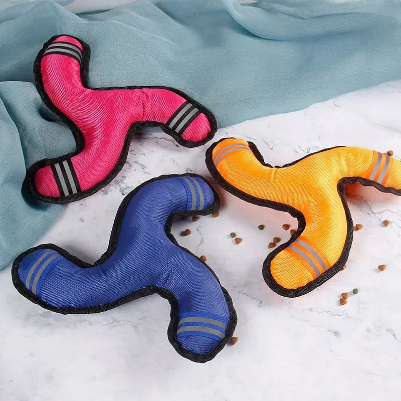 Oxford cloth triangle boomerang, pet training toy_CWMM5458