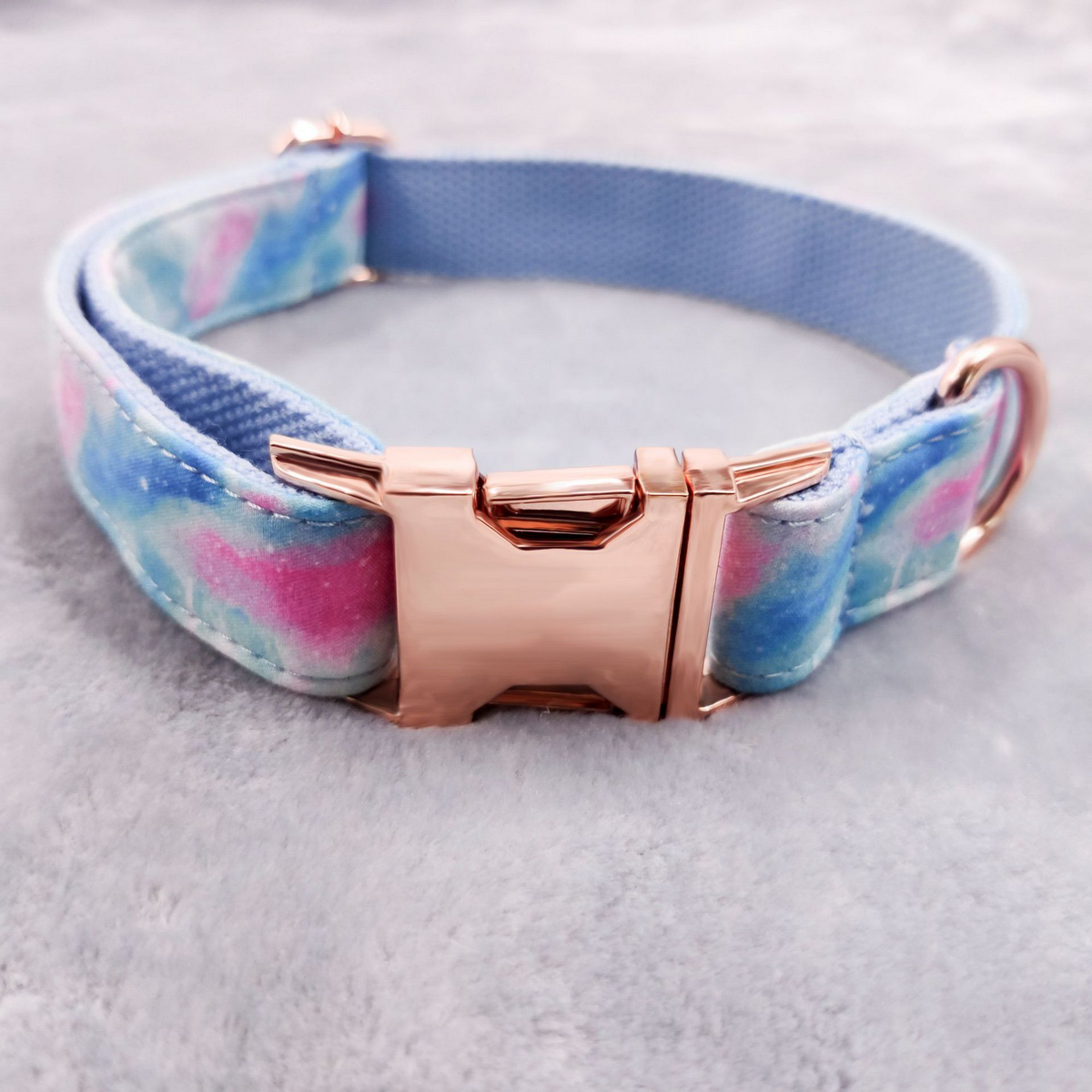 Custom Pet Collar – Rose Gold Zinc Alloy Lock_CWMM7093