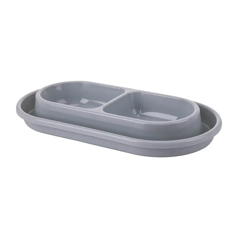 Double Pet Bowl, Large Dog Cat Water Food Bowl_CWMM5127