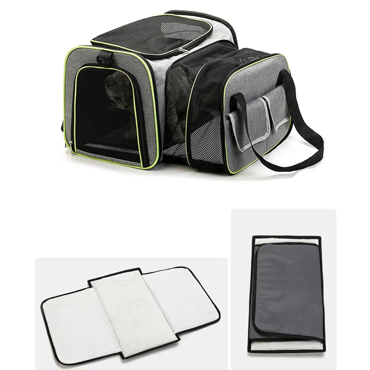 Large capacity expandable pet travel bag_CWMM5991
