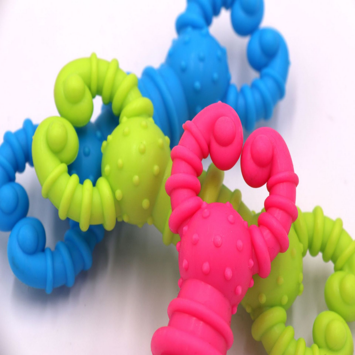 Durable Rubber Dog Toy Lobster Chew for Teething_CWMM7233