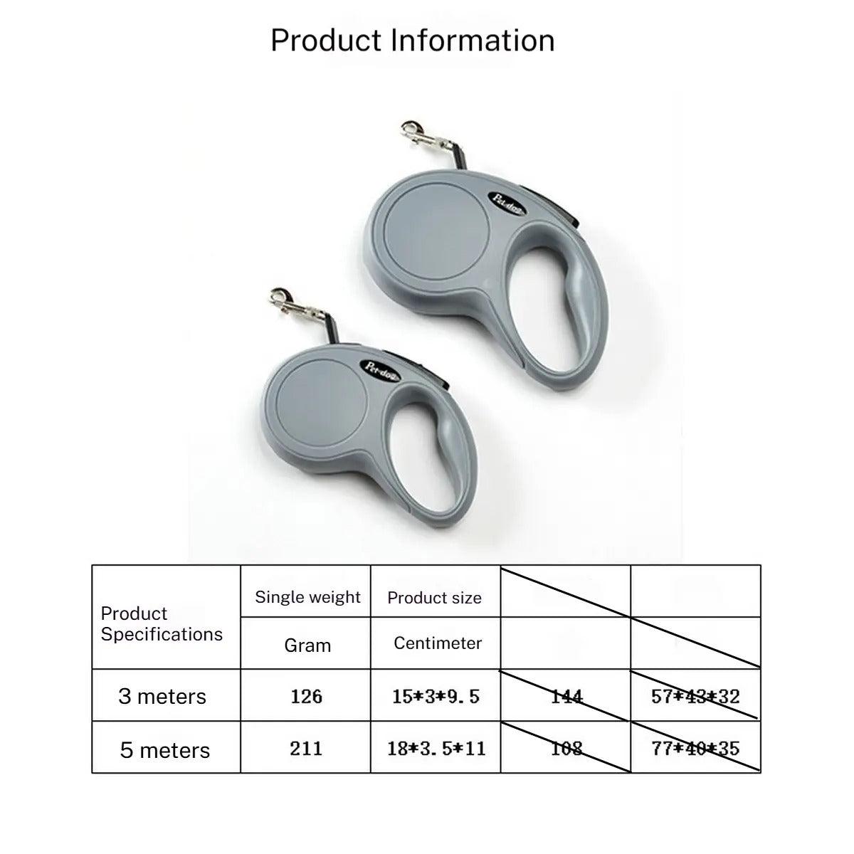Lightweight Retractable Leash for Small Pets_CWMM6089