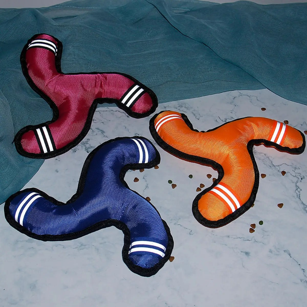 Oxford cloth triangle boomerang, pet training toy_CWMM5458