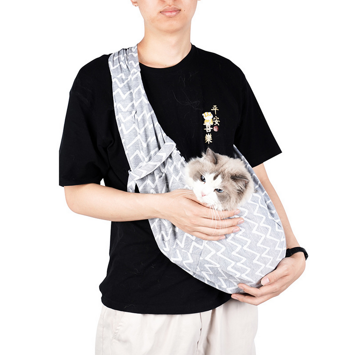 Breathable Foldable Pet Sling Carrier_CWMM6893