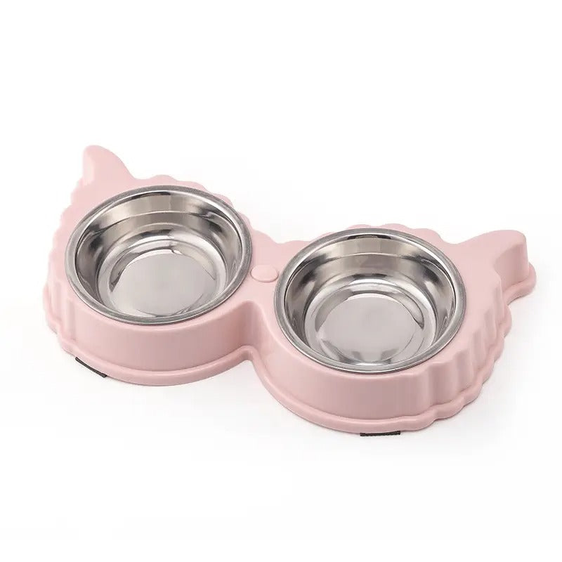 Double Pet Bowl, Non-Slip, Anti-Spill Dog,Cat Bowl_CWMM5189