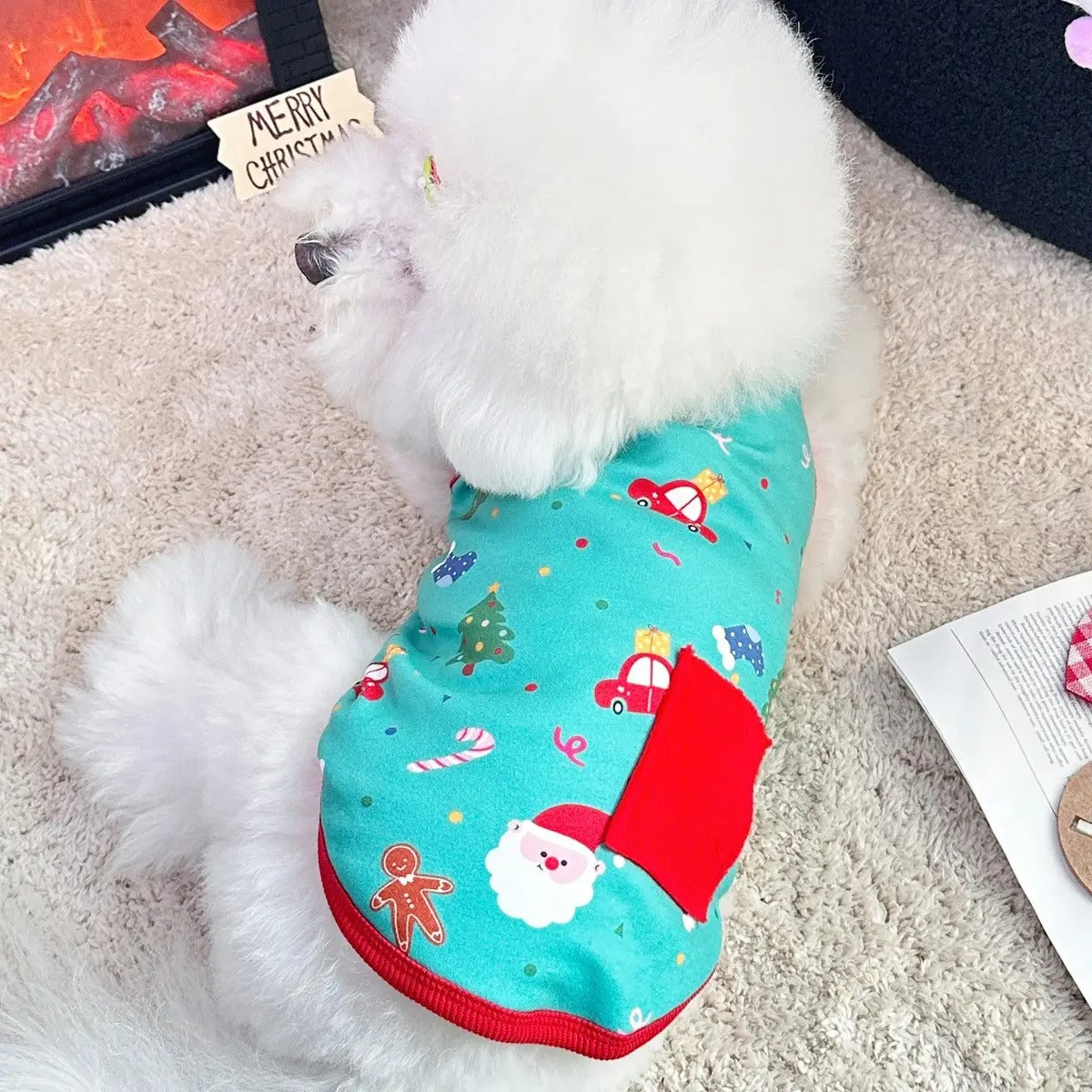 All-Season Christmas Pet Vest for Small Dogs & Cats_CWMM5860