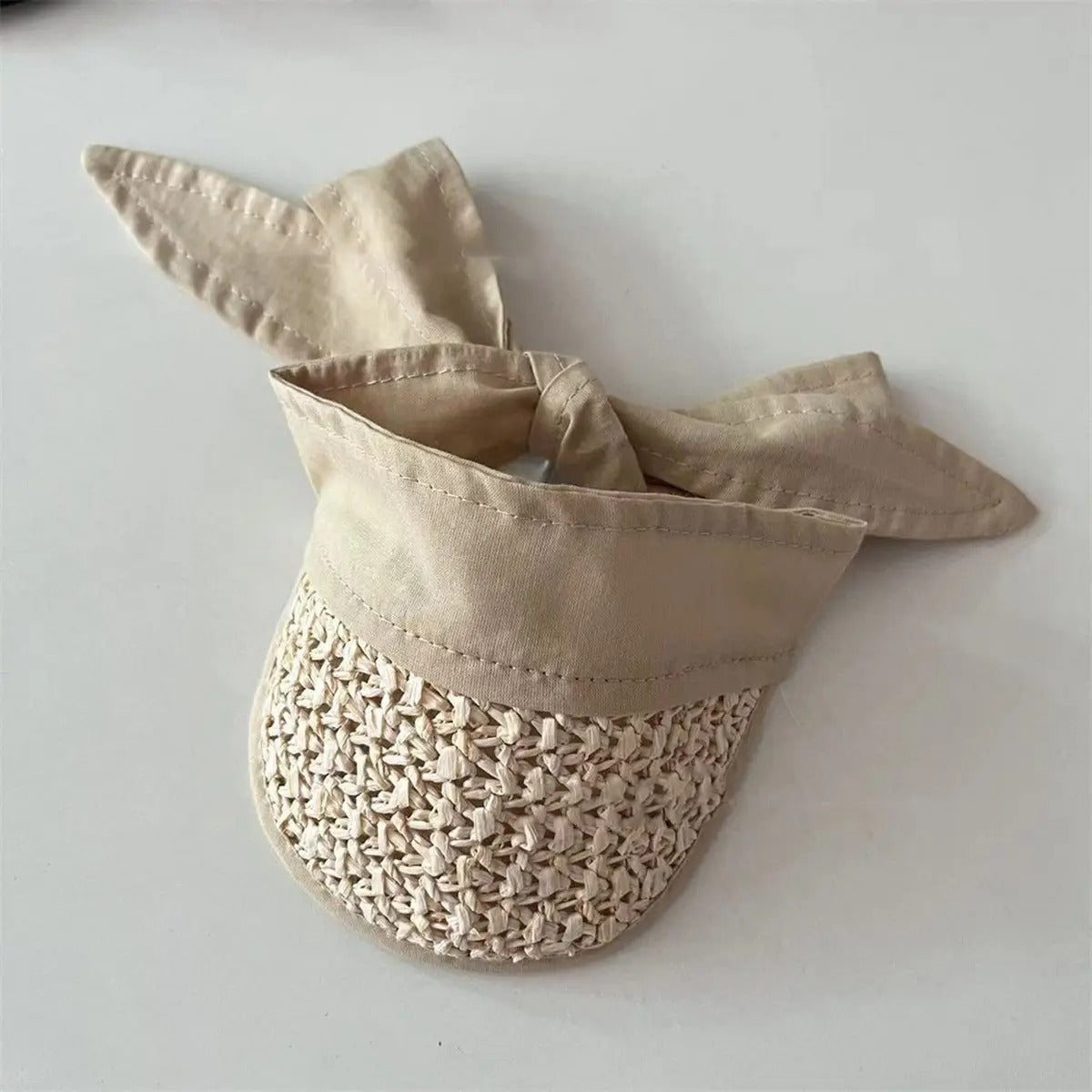 Adjustable Lace Sun Hat for Small Dogs & Cats_CWAH3712