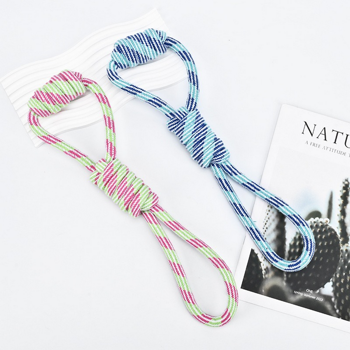 Dog Rope Toy Set – Tug & Chew for Small Dogs_CWMM8076