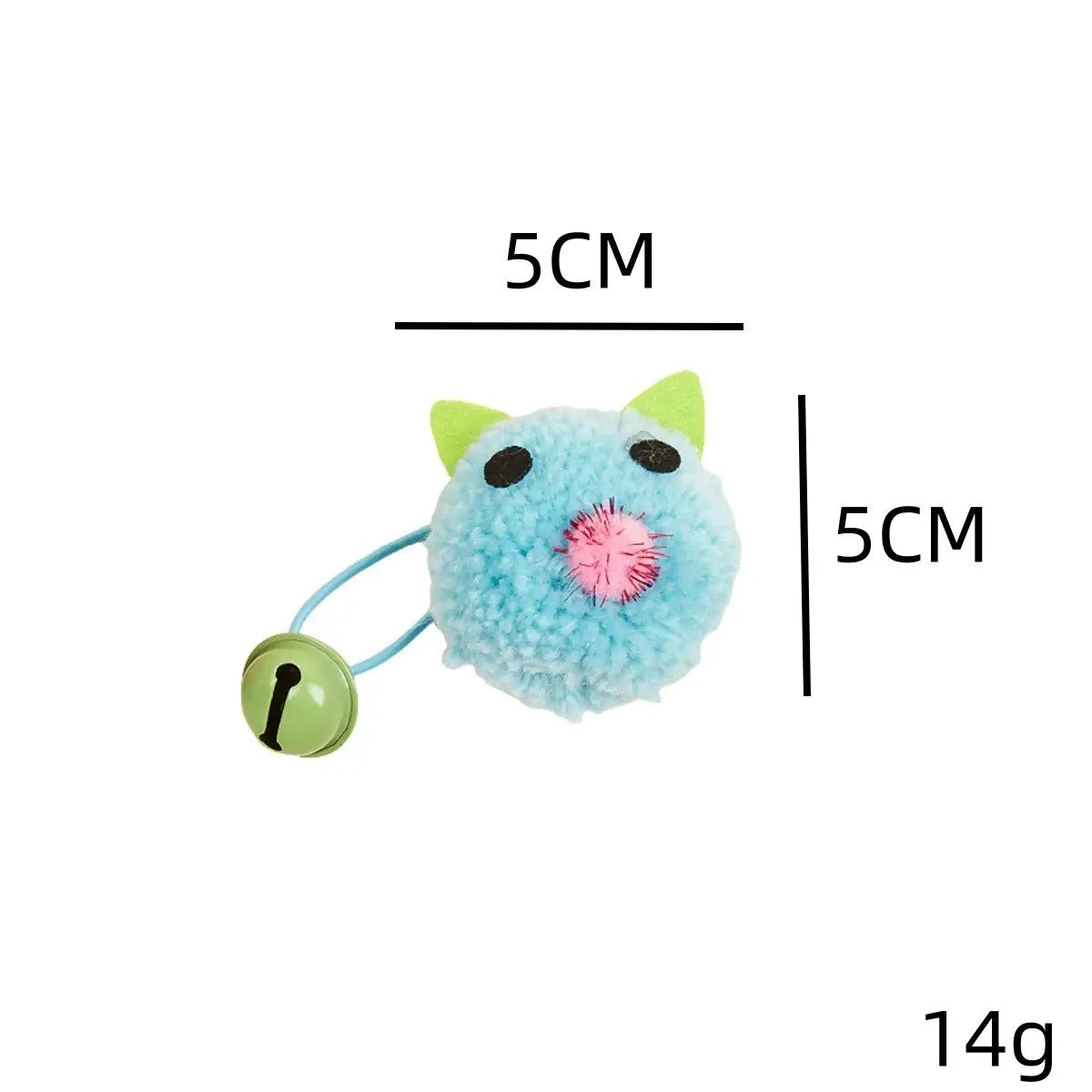 Cute Mouse Cat Toy with Bell – Fun & Self-Play_CWMM6806