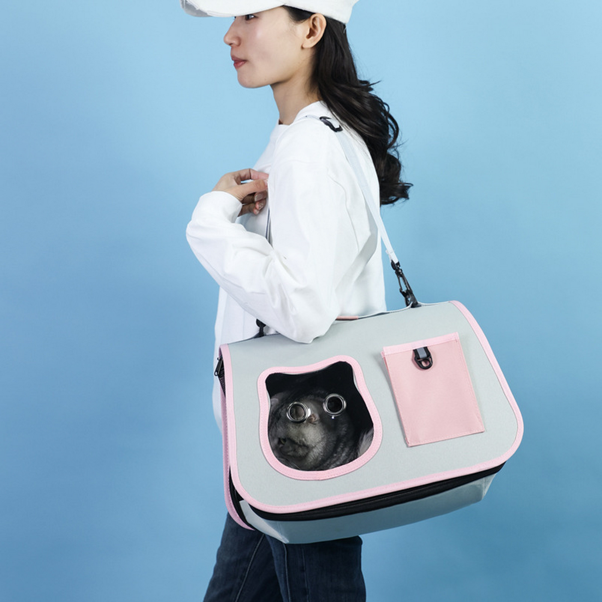 PawTote Stylish Pet Shoulder Bag_CWMM6844