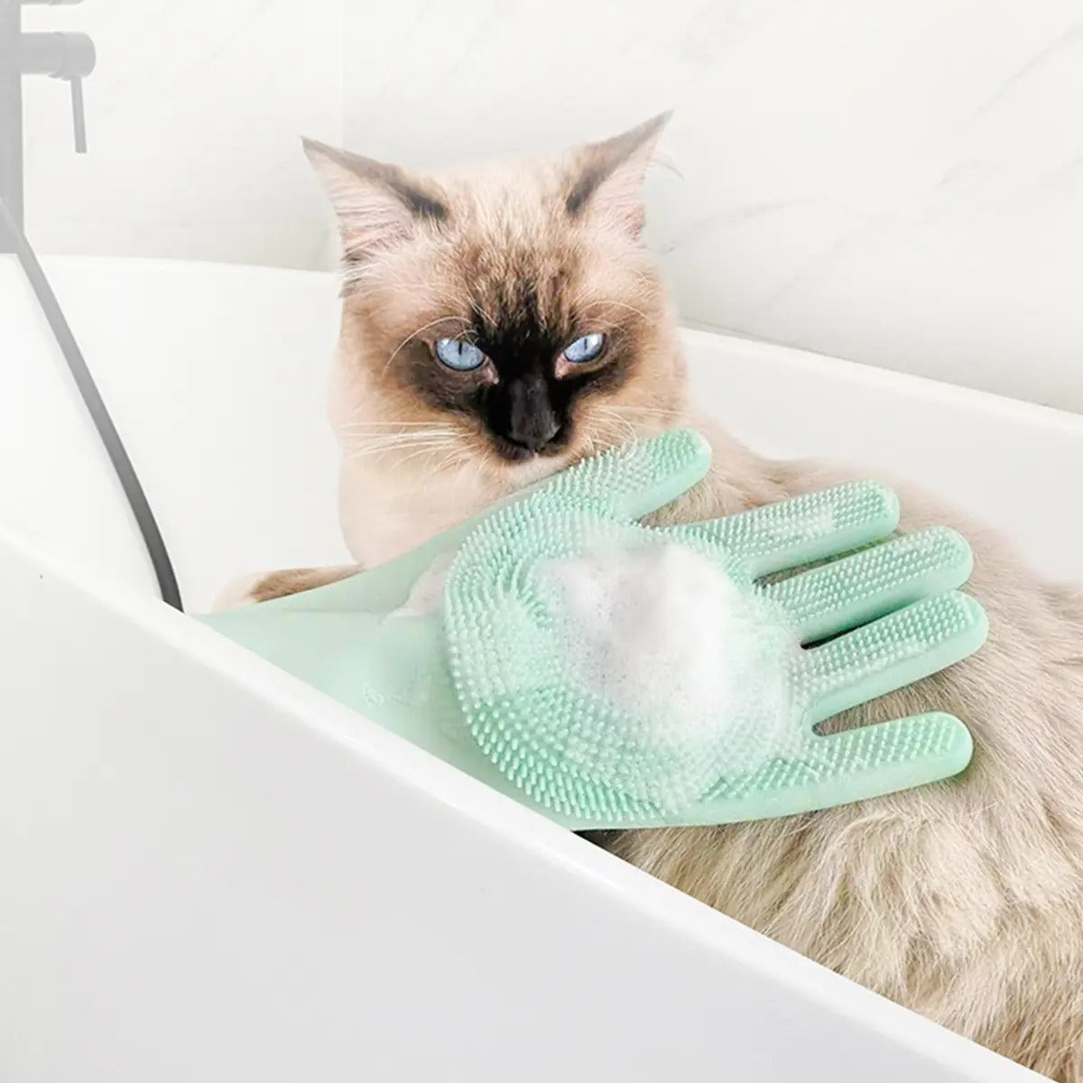 Anti-Scratch Pet Grooming Glove_CWMM6132