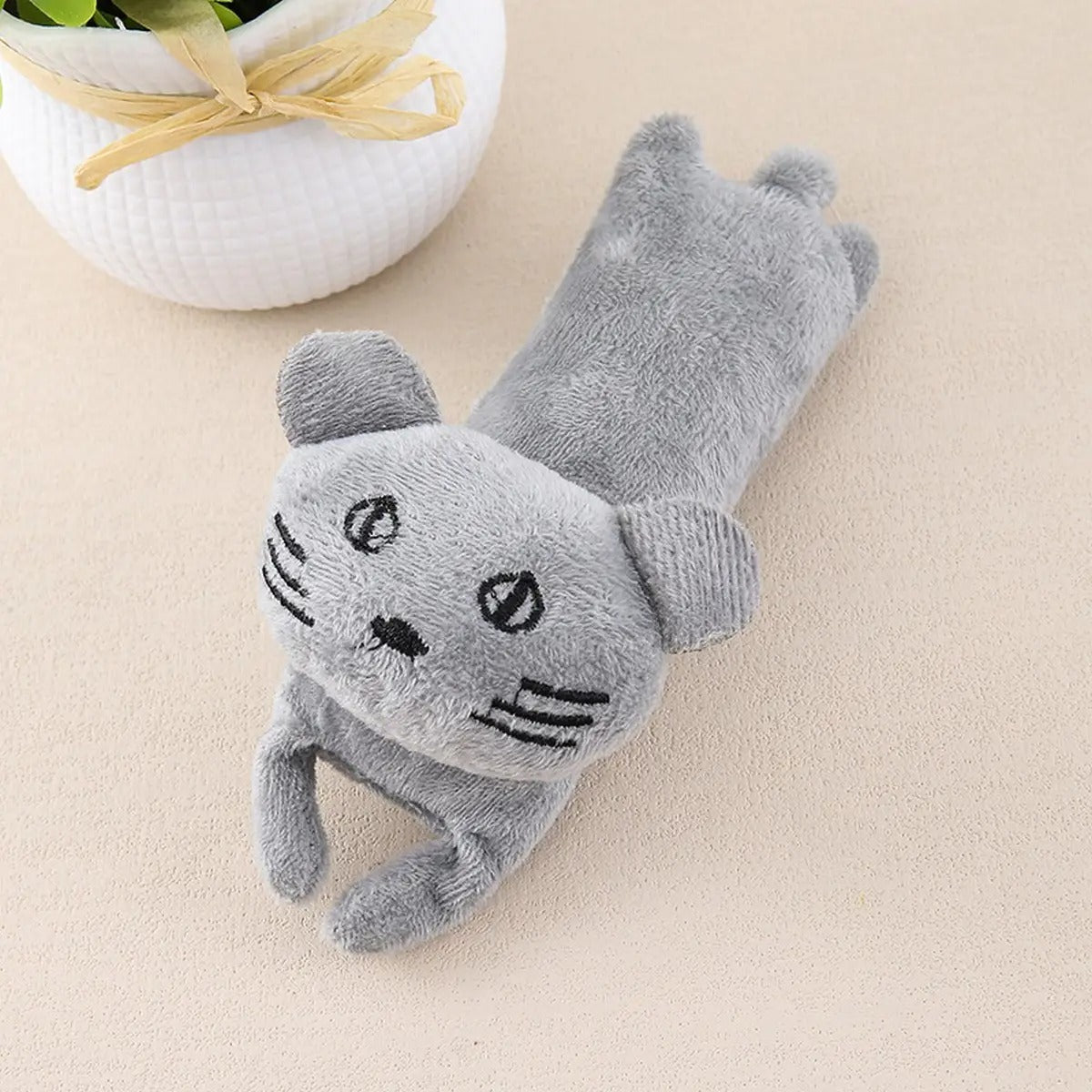 Durable Plush Rope Deer Pet Toy for Cats Dogs_CWMM5352
