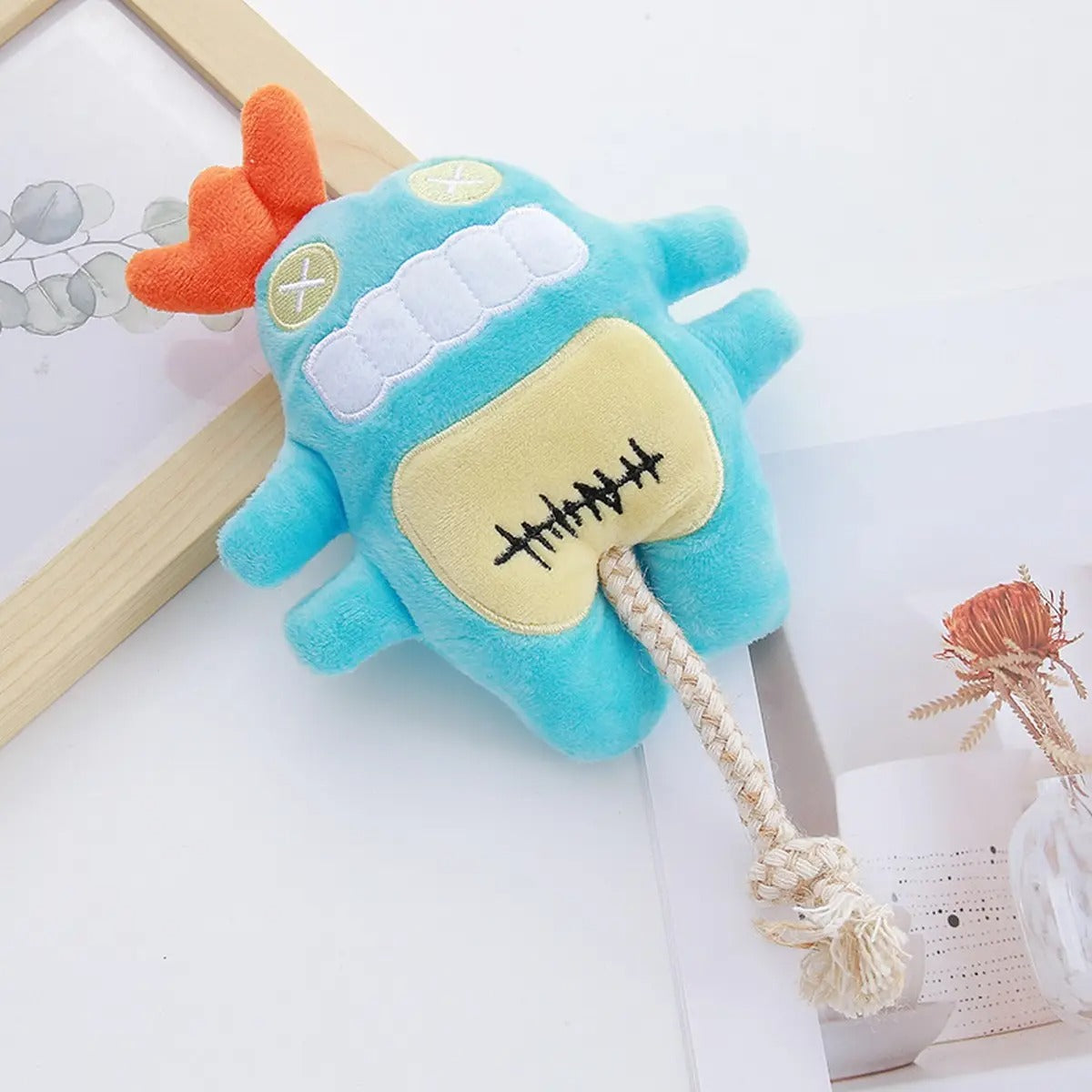 Cotton Rope Octopus Chew Toy for Small Dogs & Cats_CWMM5397