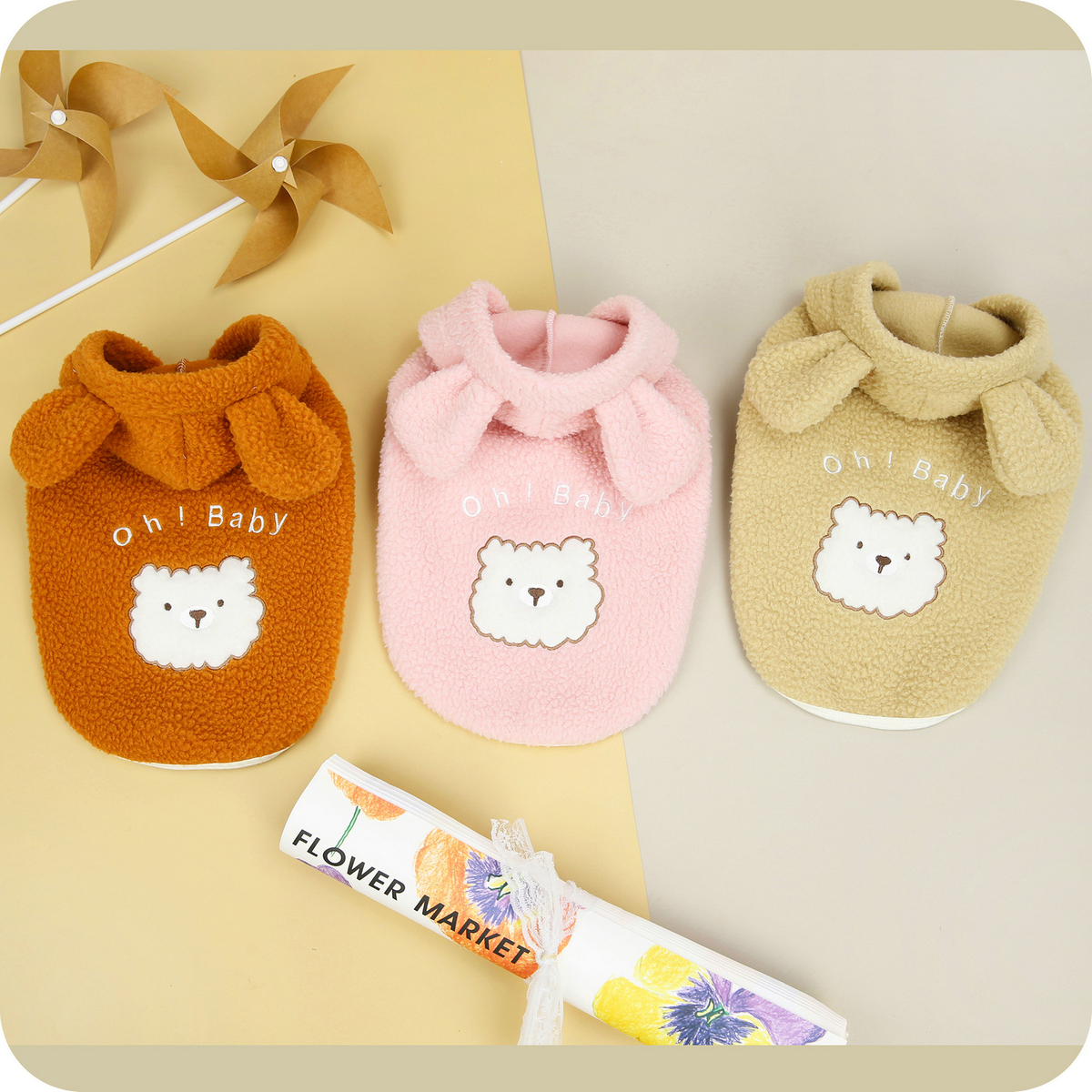 Lamb Wool Pet Vest – Cozy Small Dog & Cat Outfit_CWMM7354