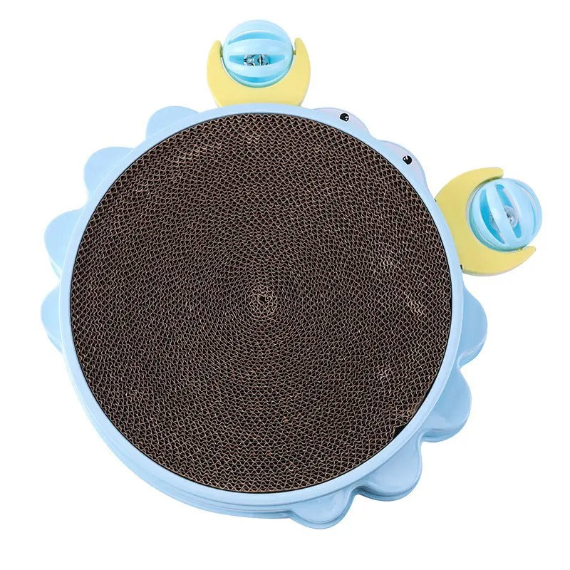 Crab-Shaped Cat Scratcher, Replaceable Cardboard_CWMM5148