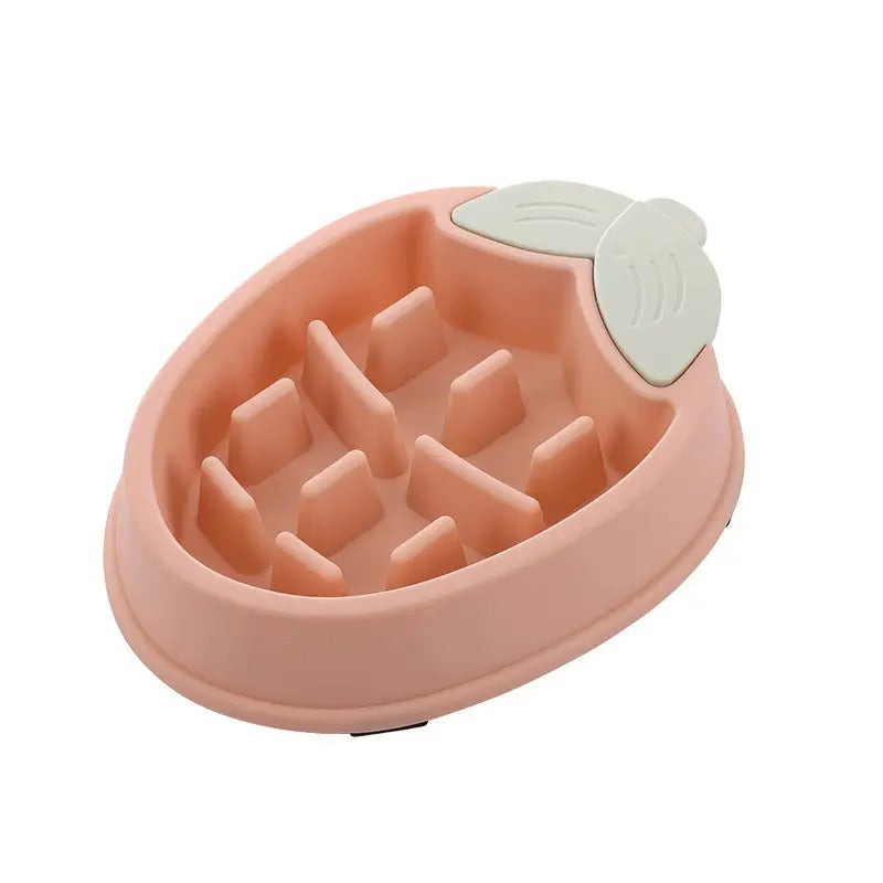 Corn-Shaped Slow Feeder Pet Bowl, Anti-Choking_CWMM5226