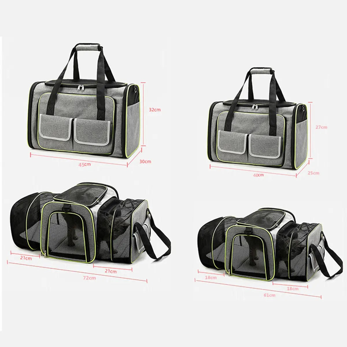 Large capacity expandable pet travel bag_CWMM5991