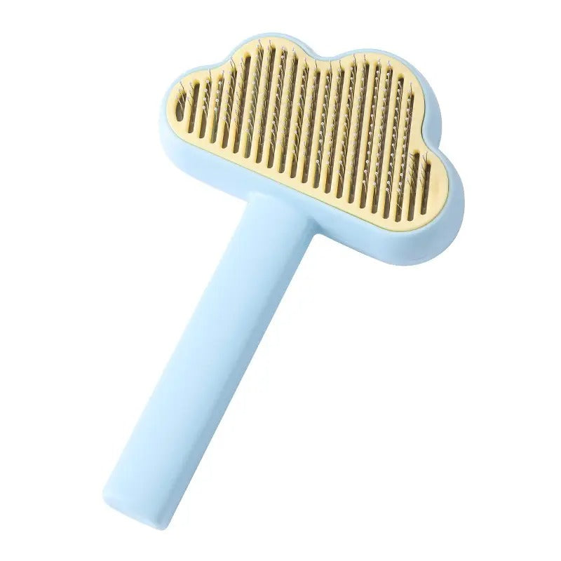 Cloud-Shaped Pet Brush for Cats & Dogs_CWMM5176