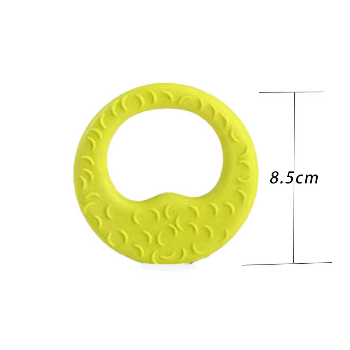Durable TPR Moon Shape Dog Toy Candy Color Chew_CWMM7237