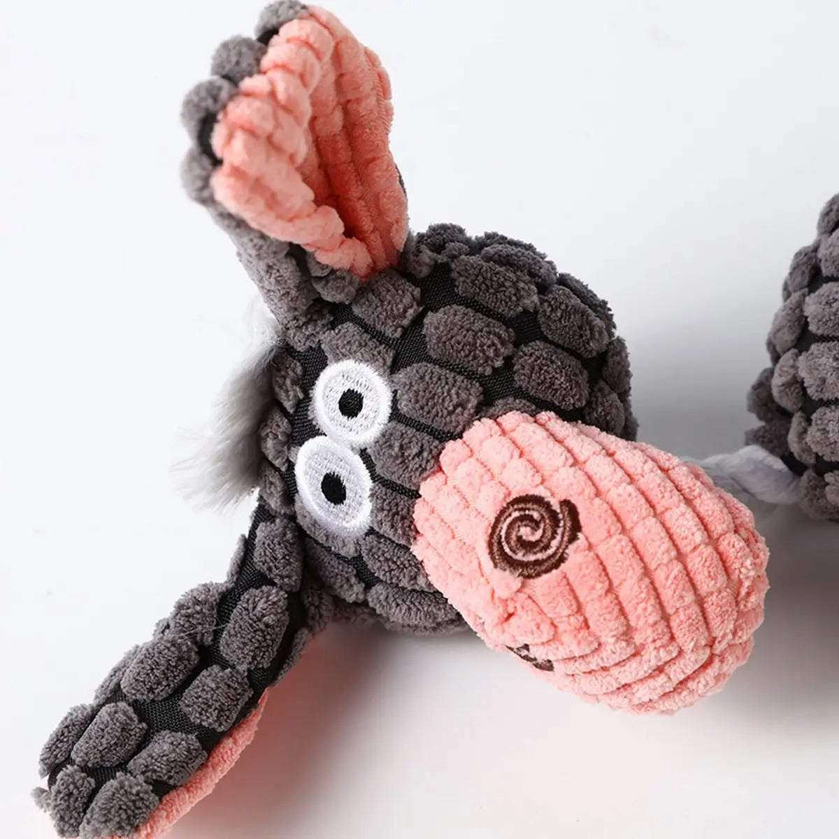 Cute Cartoon Plush Donkey Dog Chew Rope Pet Toy_CWMM5239