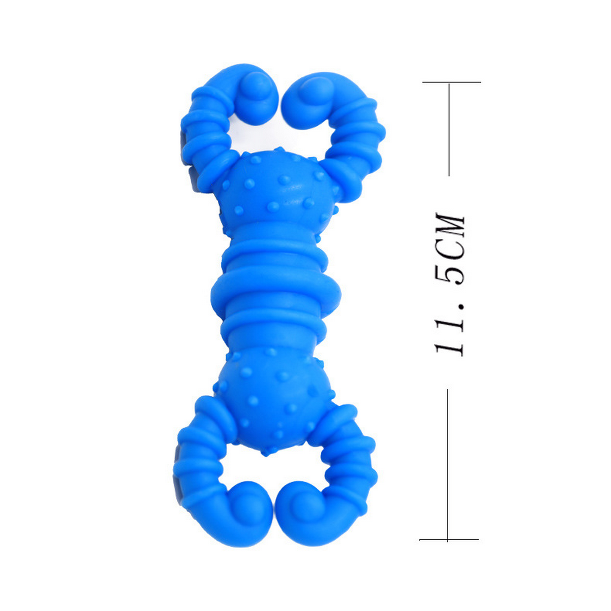 Durable Rubber Dog Toy Lobster Chew for Teething_CWMM7233