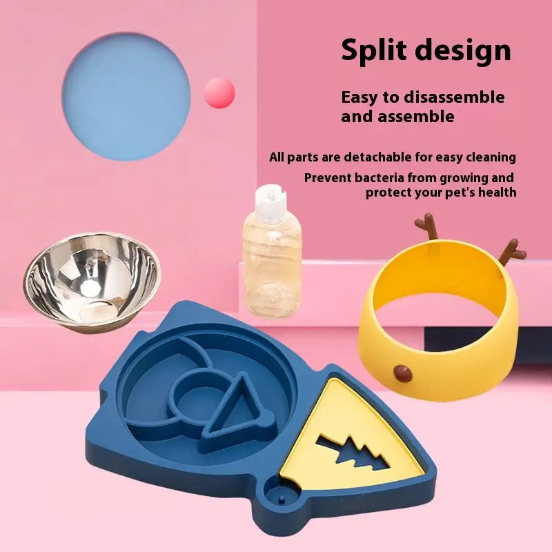 Christmas 3-in-1 Pet Bowl, Floating Water Bowl_CWMM5149