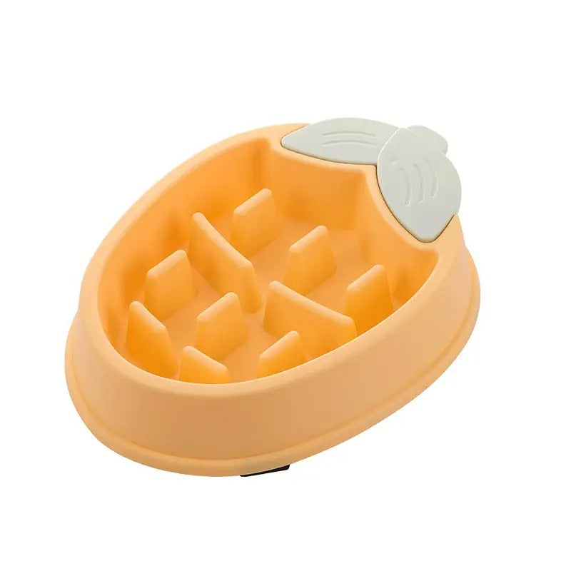 Corn-Shaped Slow Feeder Pet Bowl, Anti-Choking_CWMM5226