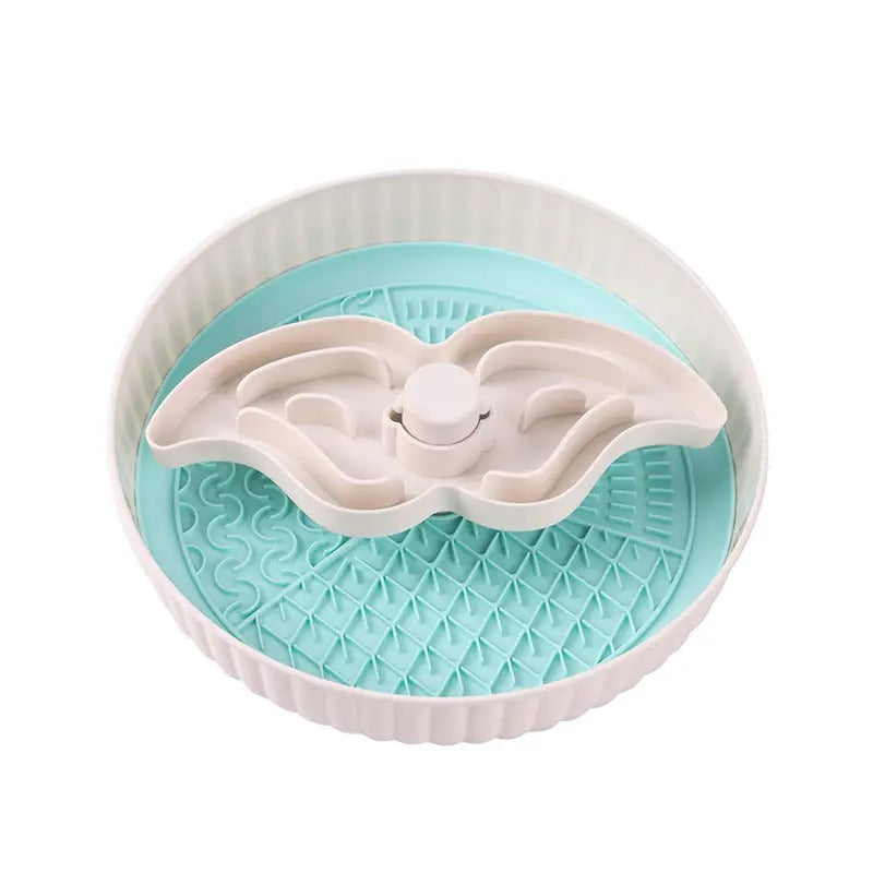 Beard Lick Rotating Slow Feeder Dog Cat Pet Bowl_CWMM5131