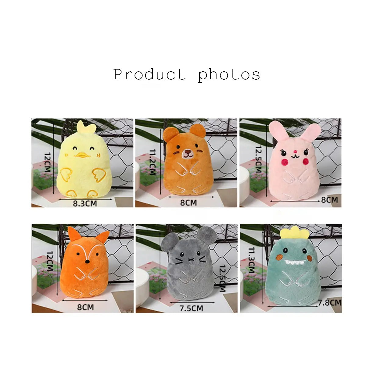 New Cartoon Plush Pet Toy |Durable & Interactive_CWMM5365