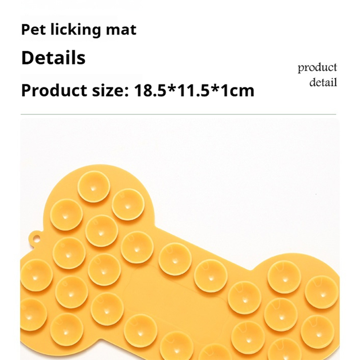 Bone-Shaped Dog Lick Mat – Slow Feeder Pad_CWMM6903