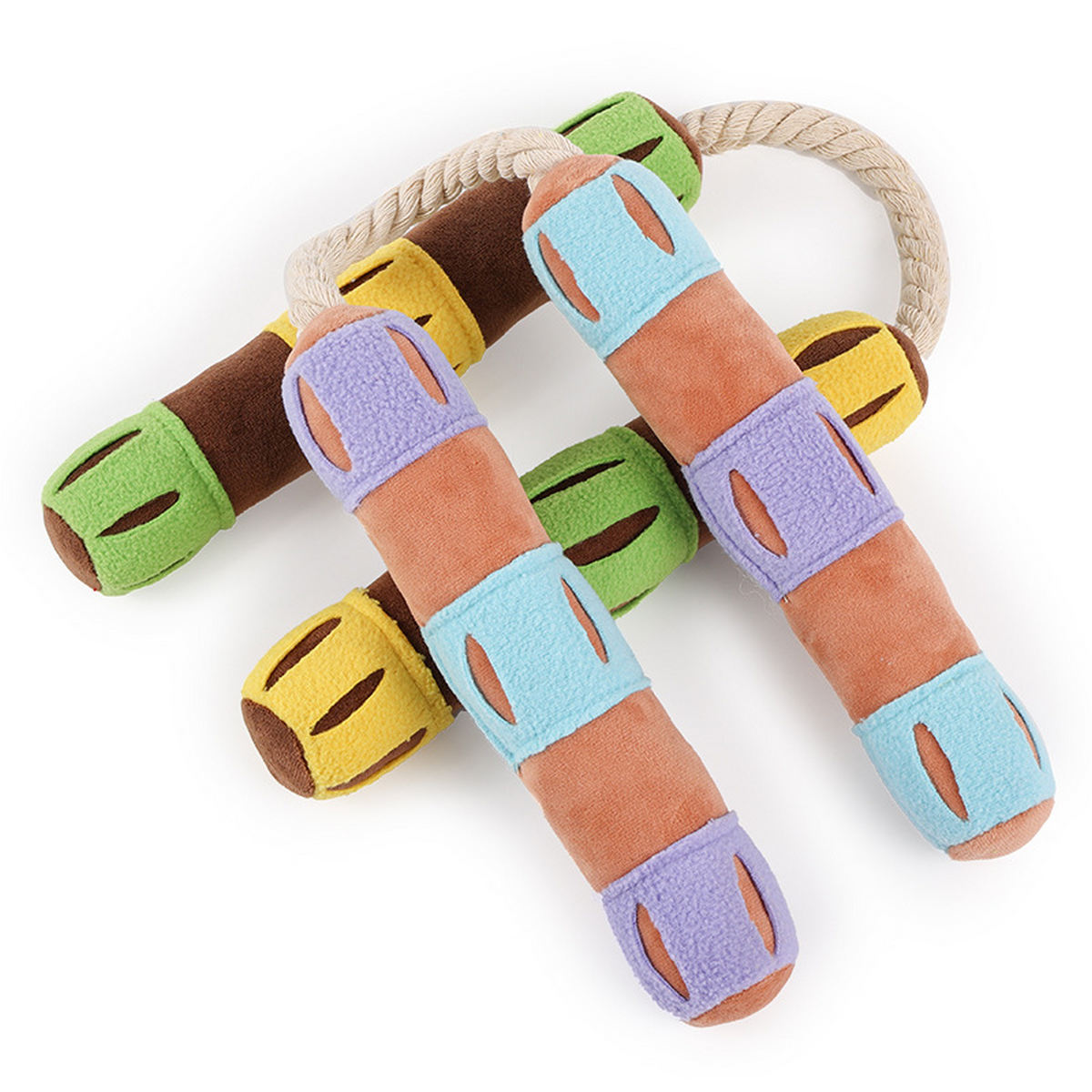 Dog educational food hiding nunchaku sound toy_CWMM6732