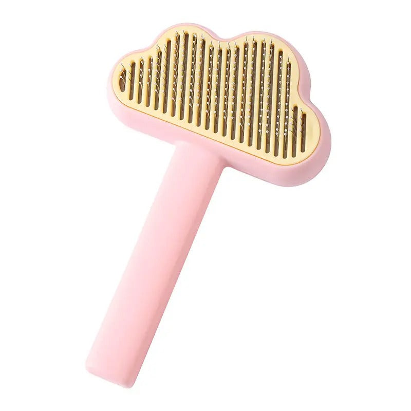 Cloud-Shaped Pet Brush for Cats & Dogs_CWMM5176