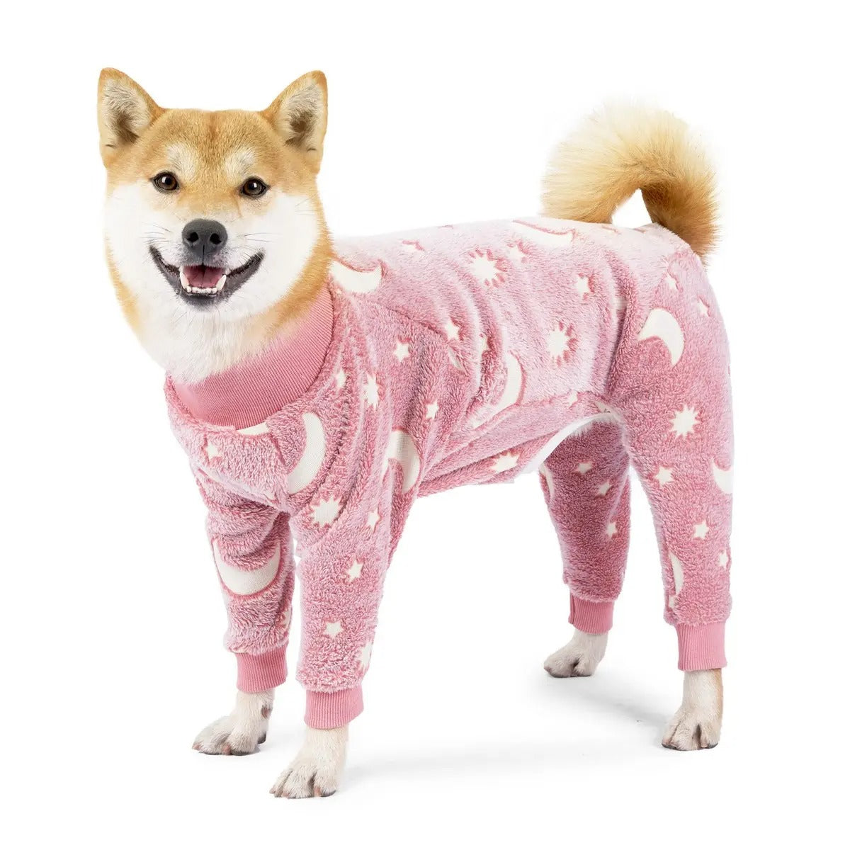 Fleece Winter Dog Coat Full Pajamas Small Dogs_CWMM7468