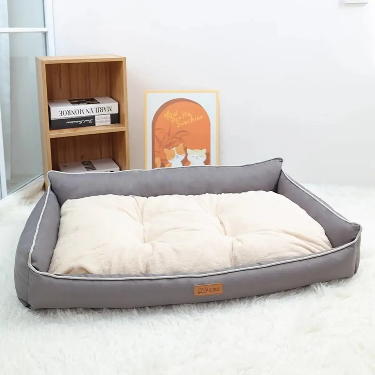Antibacterial Dog Bed – Washable & All-Season_CWASC2584