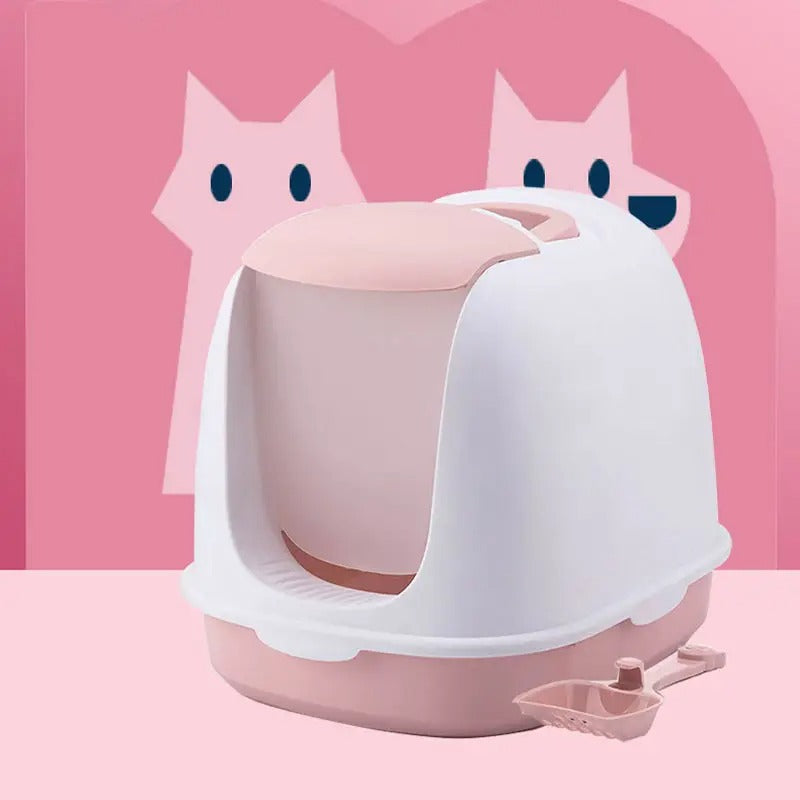 Extra-Large Enclosed Cat Litter Box, Odor Control_CWMM5240