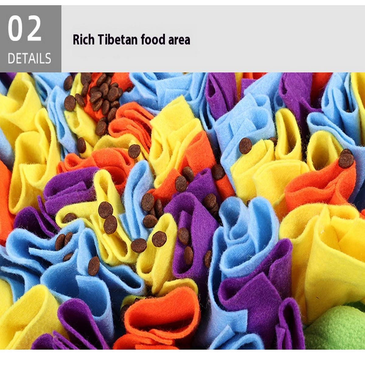 Dog Snuffle Mat Feeder Toy – Anti-Choke & Chew_CWMM6738