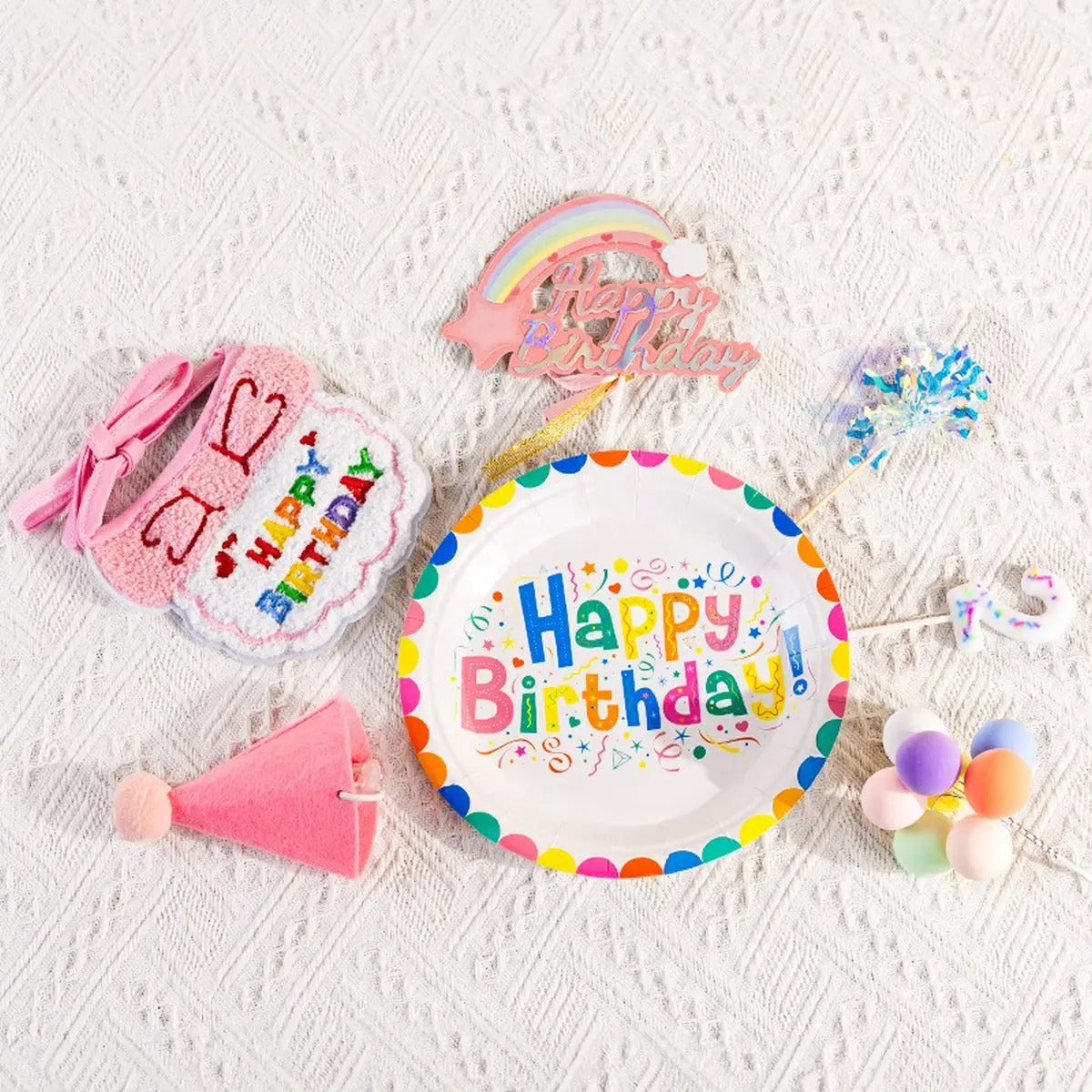 Pet Birthday Hat & Bib Party Set for Dogs & Cats_CWMM6262