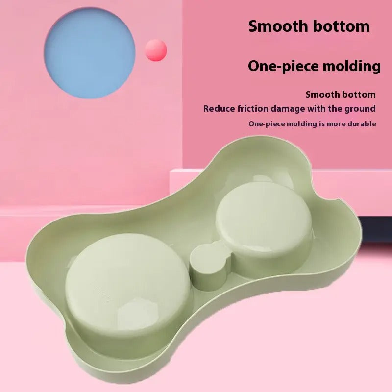 Dog Cat Pet Bowl, Double Use, Automatic Watering_CWMM5210