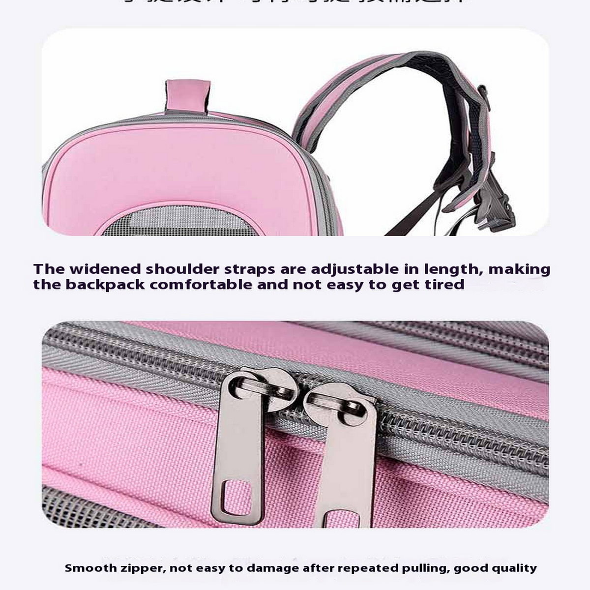 PawChic Solid Color Pet Backpack_CWMM6858