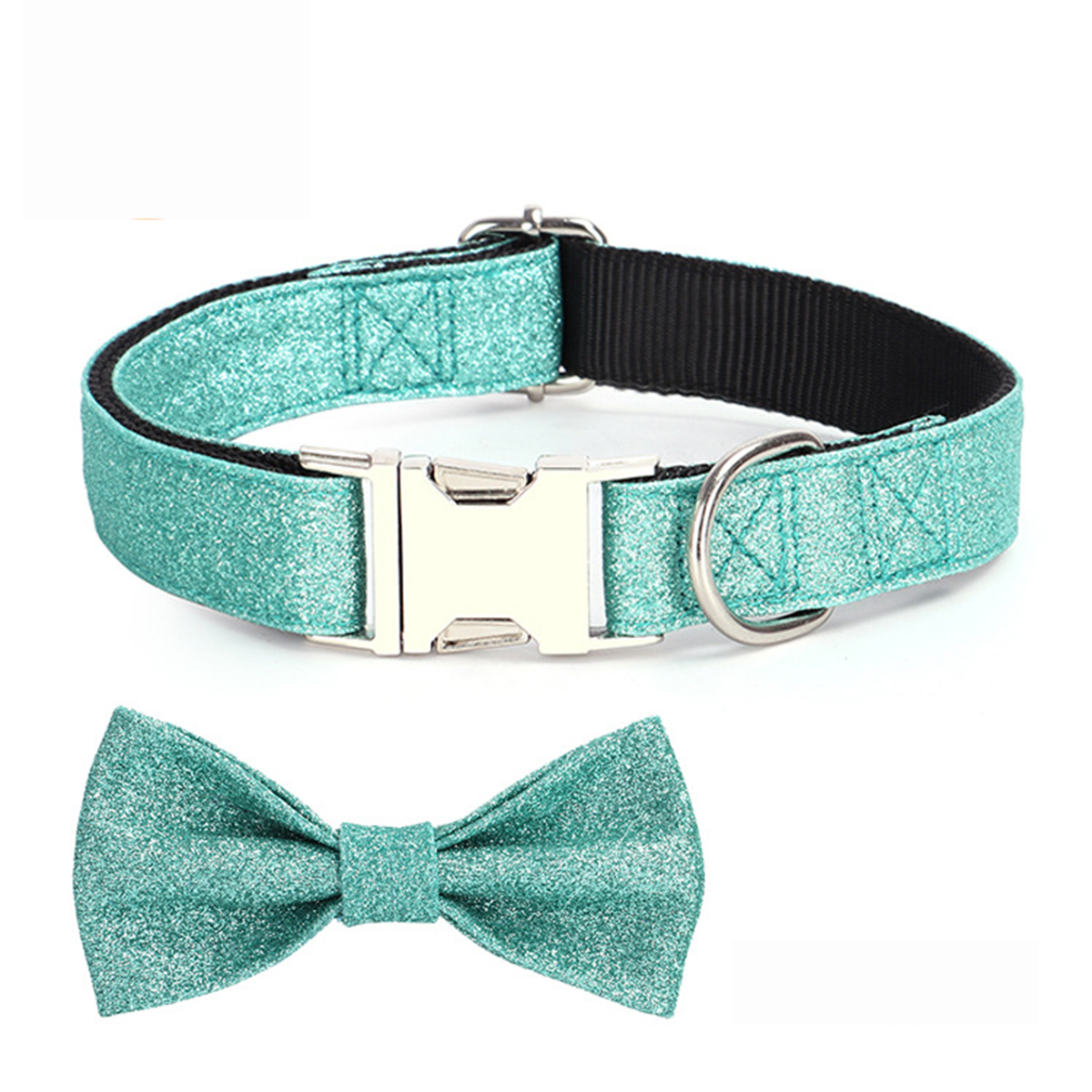 Holiday Dog Collar – Cute Bow Tie Design_CWMM7586