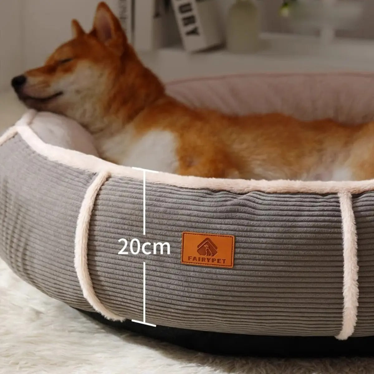Deep Sleep Pet Bed – Thick, Soft & Four Seasons_CWMM7652