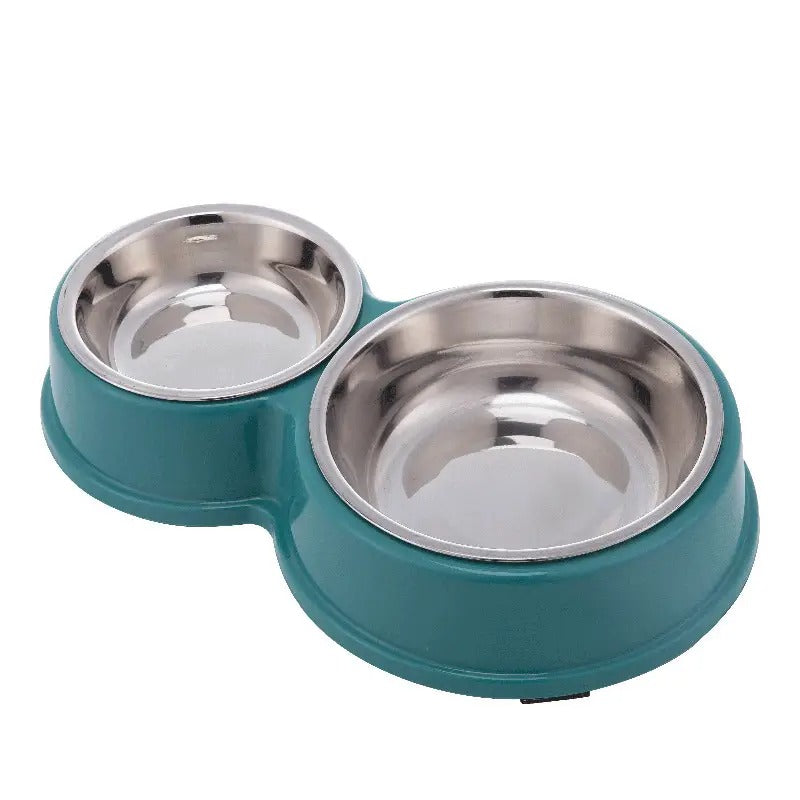 Large,Small Double Pet Bowl,for Cat Dog_CWMM5246
