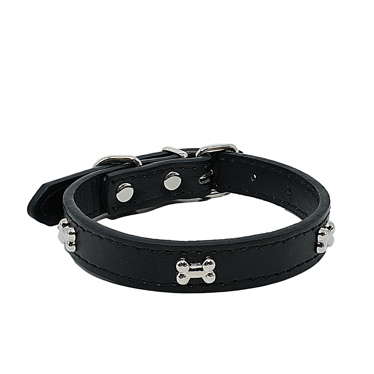 PU Dog Collar with Anti-Choke Design for All Dogs_CWMM7433