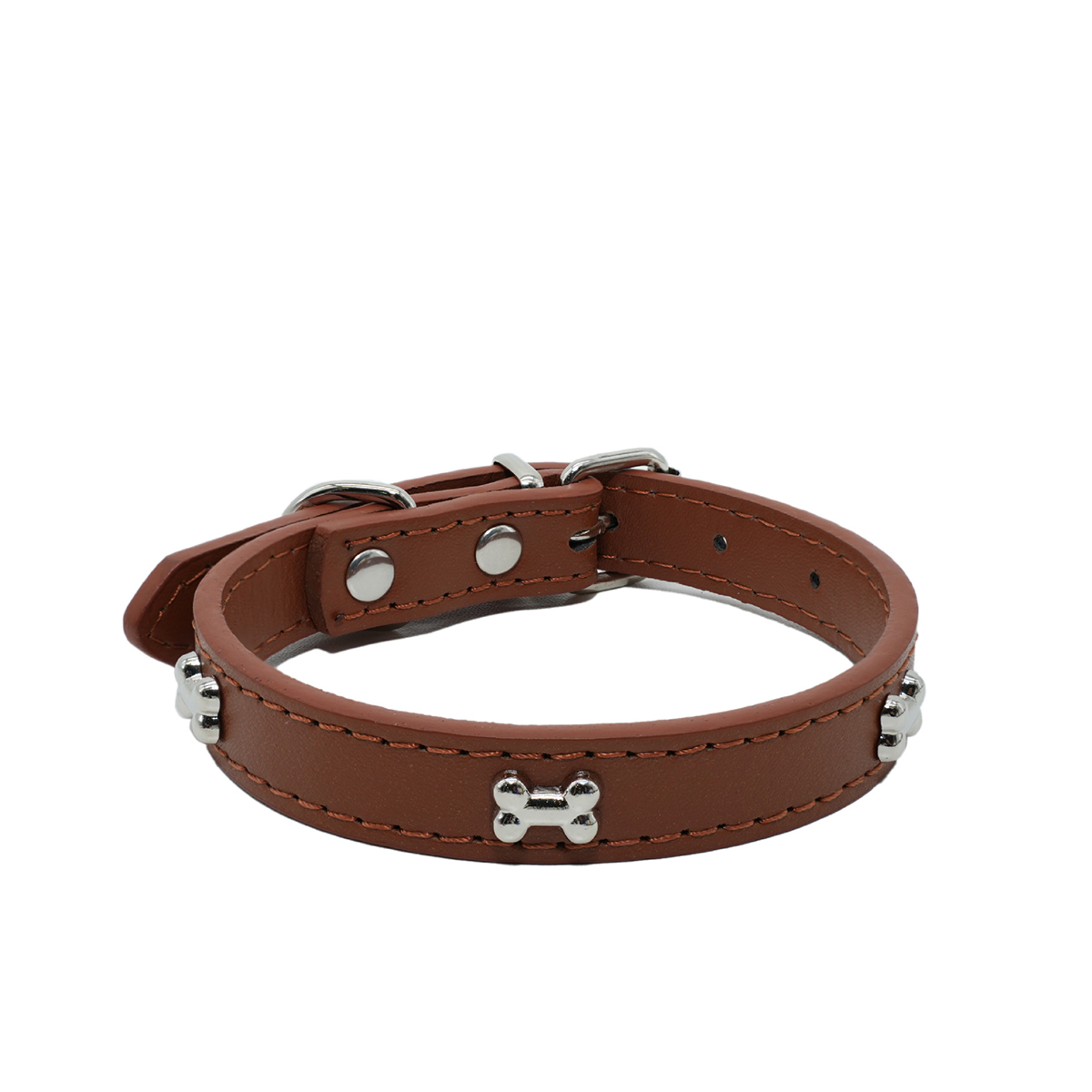 PU Dog Collar with Anti-Choke Design for All Dogs_CWMM7433